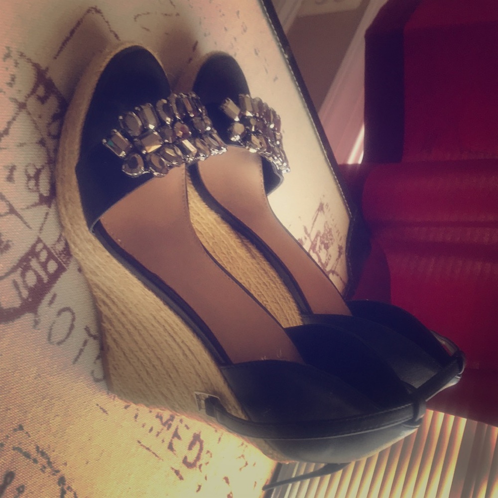 Beans new Victoria Secret Wedges with jewels